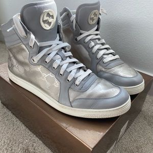 GUCCI New Praga Titanium High top sneakers